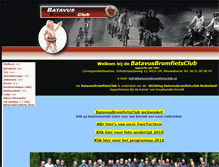Tablet Screenshot of batavusbromfiets-club.nl